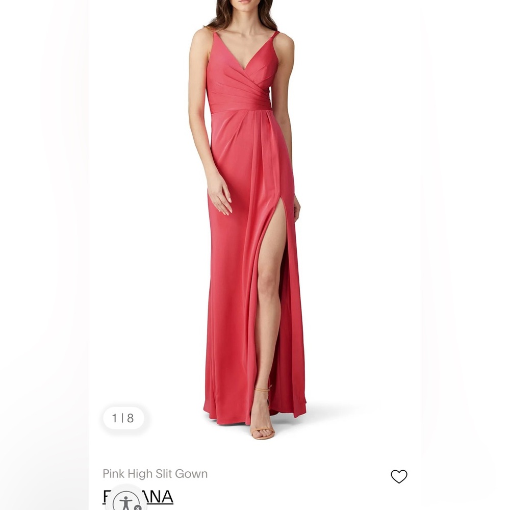 Elegant Pink Evening Gown